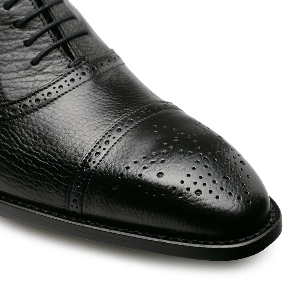 Tumbled Calf Brogue Oxford