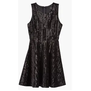 Tween Velvet Rib Dress w/Cutouts  (Big Girl)