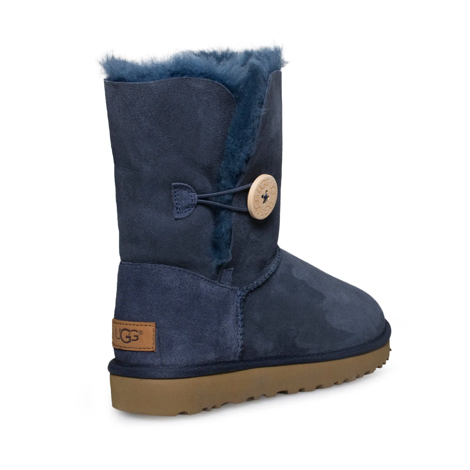 UGG Bailey Button II Navy Boots - Women's