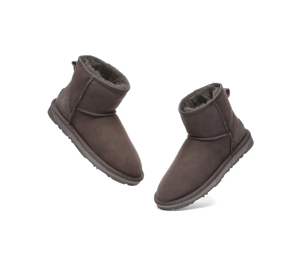 UGG EVERAU® UGG Boots Double Faced Sheepskin Wool Ankle Mini Classic