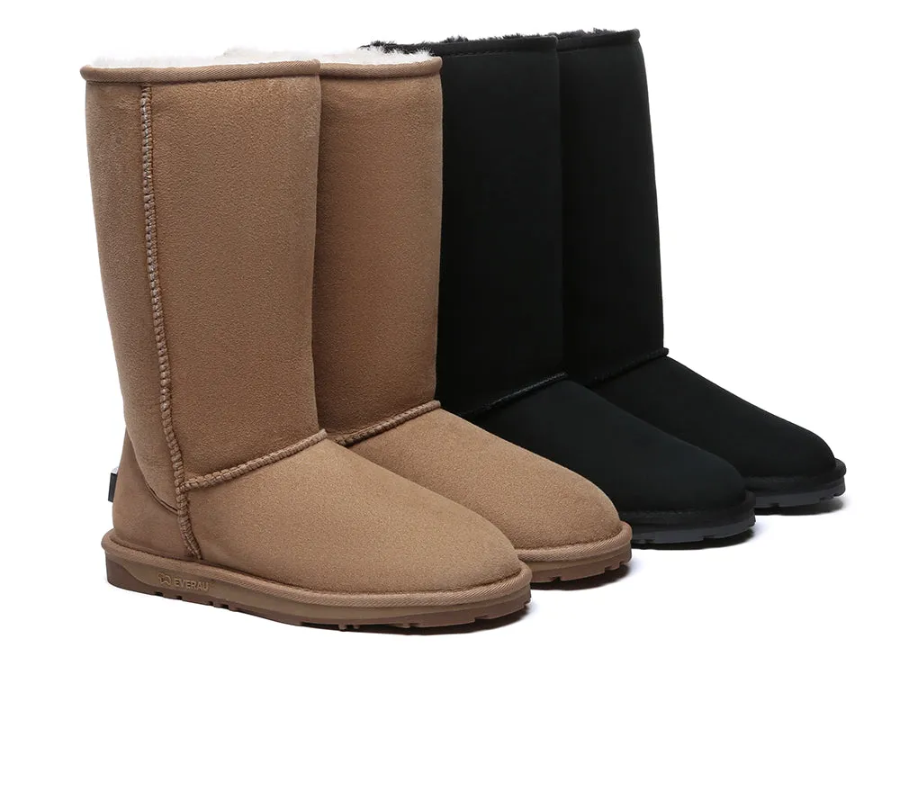 UGG EVERAU® UGG Boots Double Faced Sheepskin Wool Tall Classic