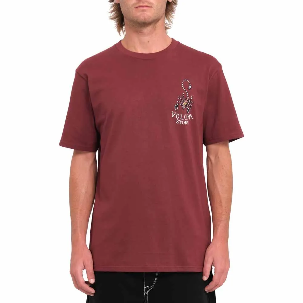 Volcom Lintell Classic T-Shirt Merlot