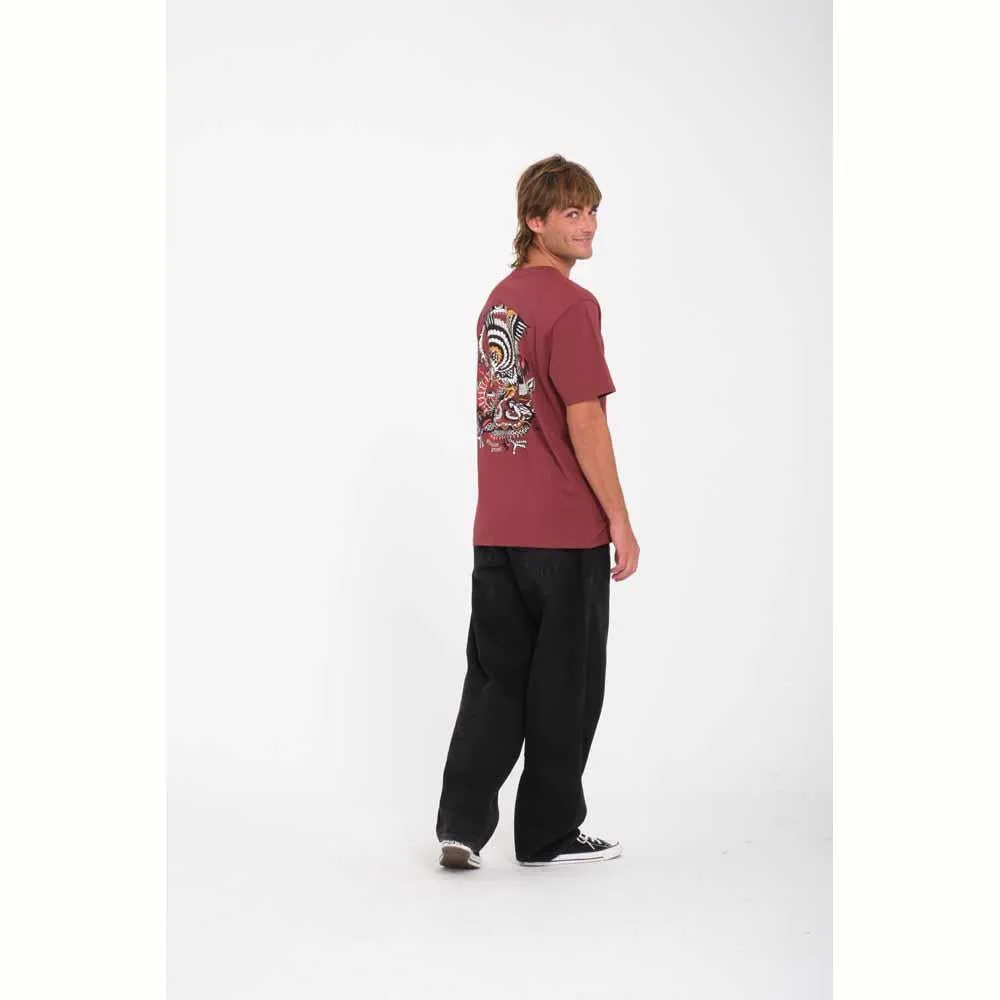 Volcom Lintell Classic T-Shirt Merlot