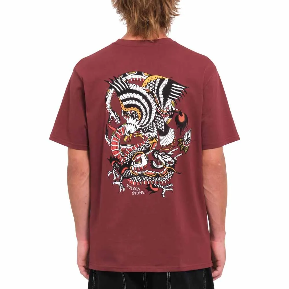 Volcom Lintell Classic T-Shirt Merlot