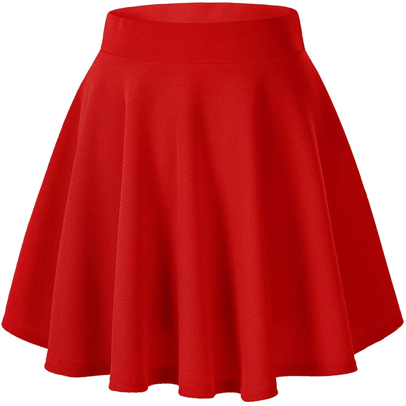 Women's Basic Versatile Flared Mini Skater Skirt