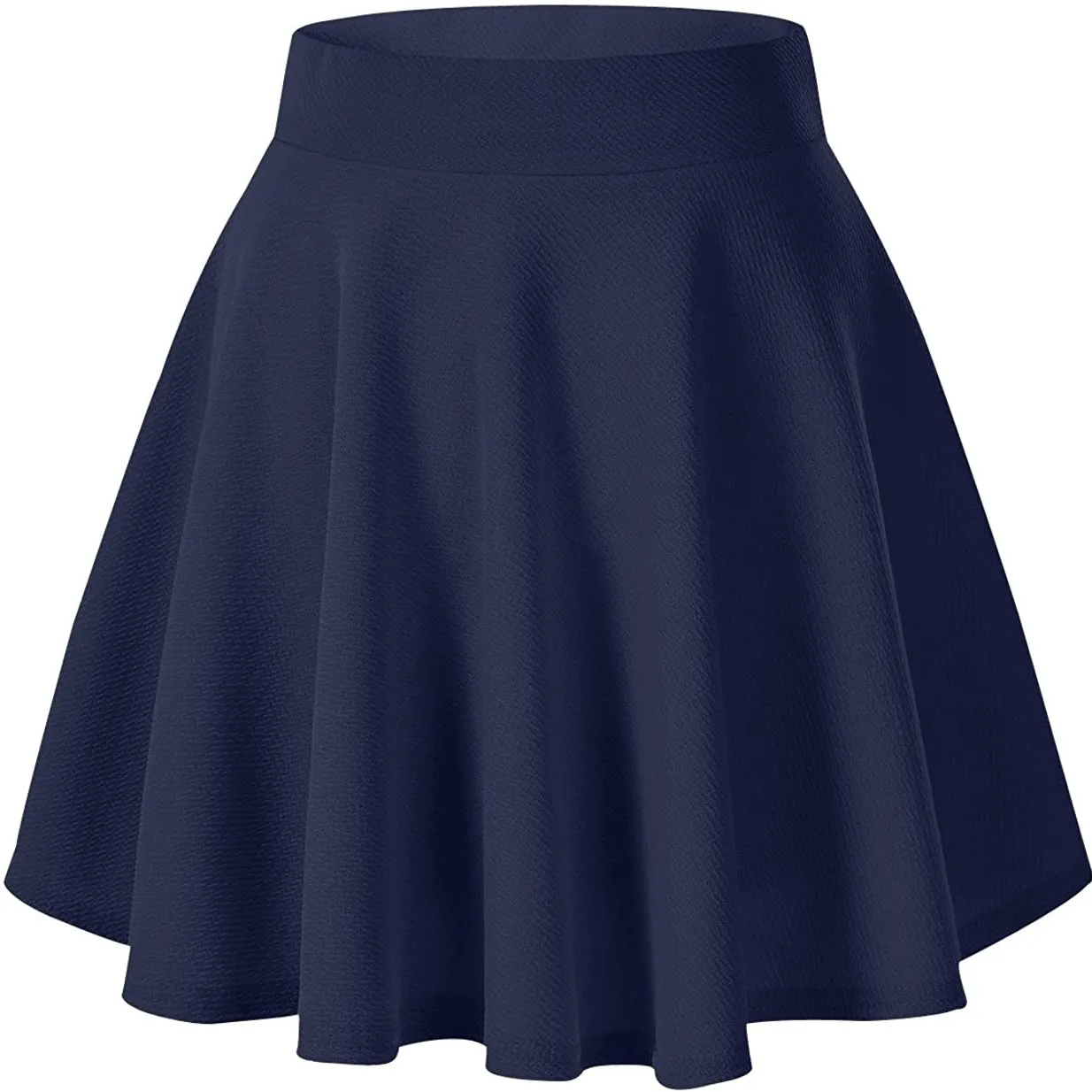 Women's Basic Versatile Flared Mini Skater Skirt