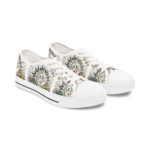 Women's Low Top Sneakers - Sun and Moon