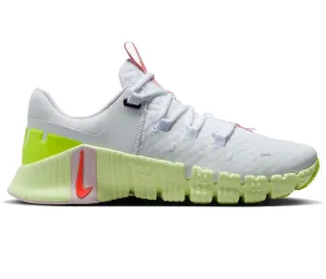 Women's Nike Free Metcon 5 (White/Pink/Volt)