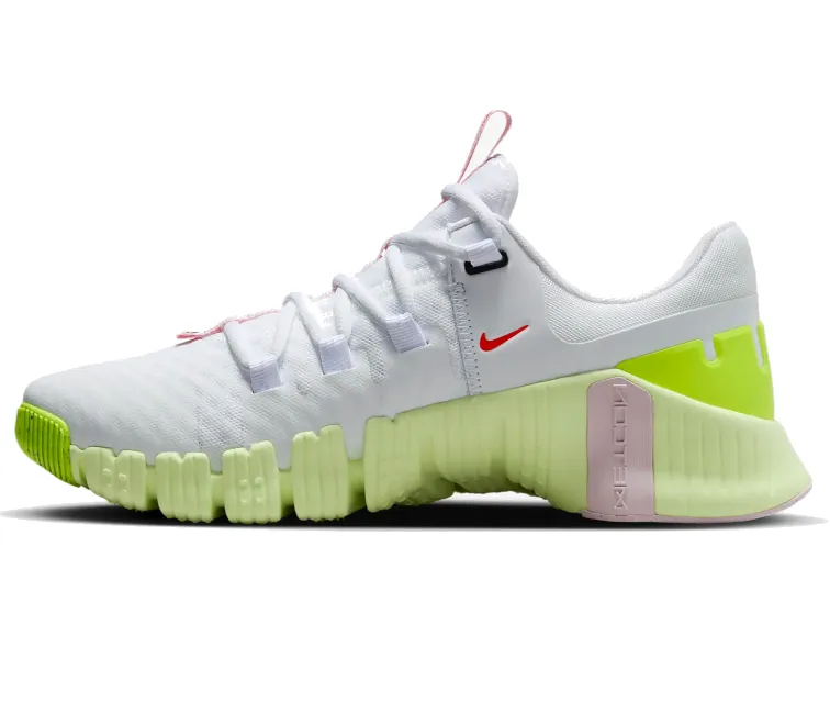 Women's Nike Free Metcon 5 (White/Pink/Volt)