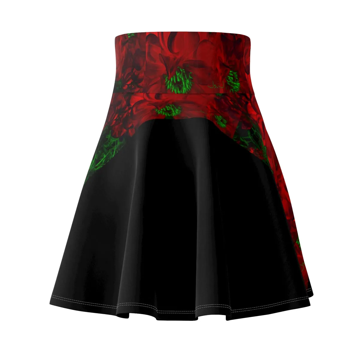 Women's Skater Skirt FLOWERS FOREVER