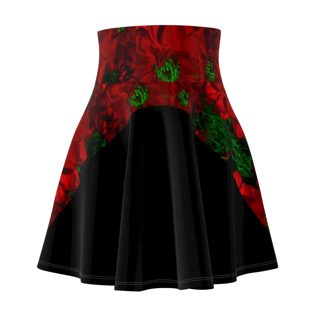 Women's Skater Skirt FLOWERS FOREVER