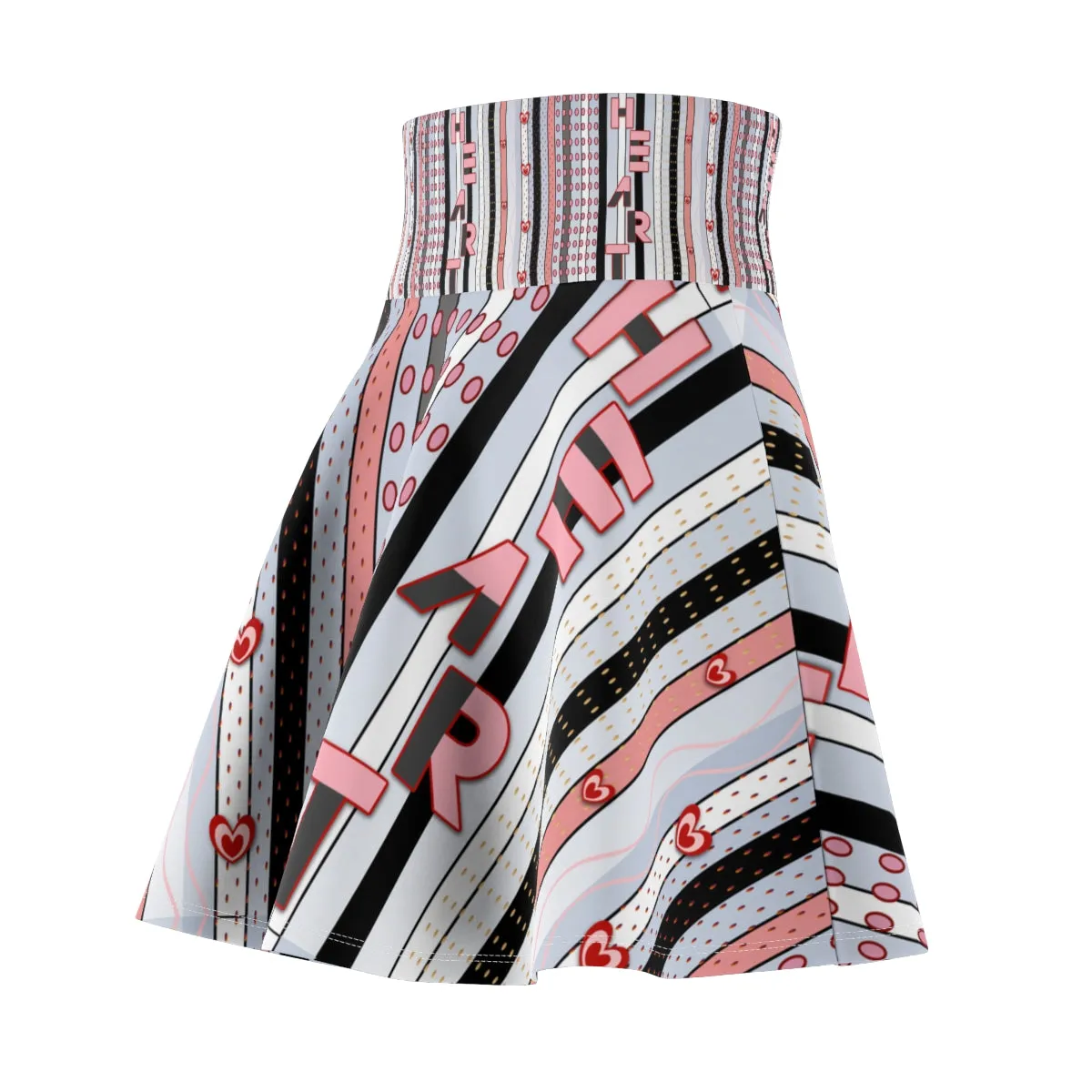 Women's Skater Skirt HEART