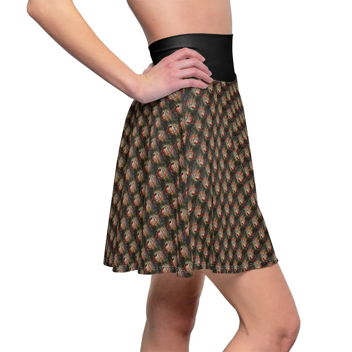 Women's Skater Skirt RED WINE